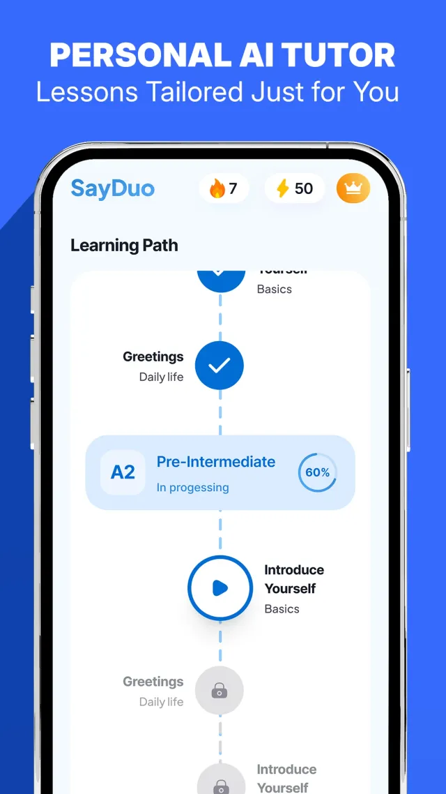 SayDuo: AI Language Learning - Screen 4