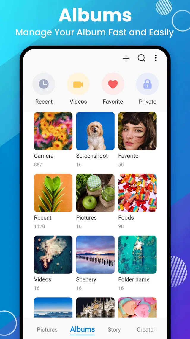 Gallery- Photo Gallery & Album - Screen 1