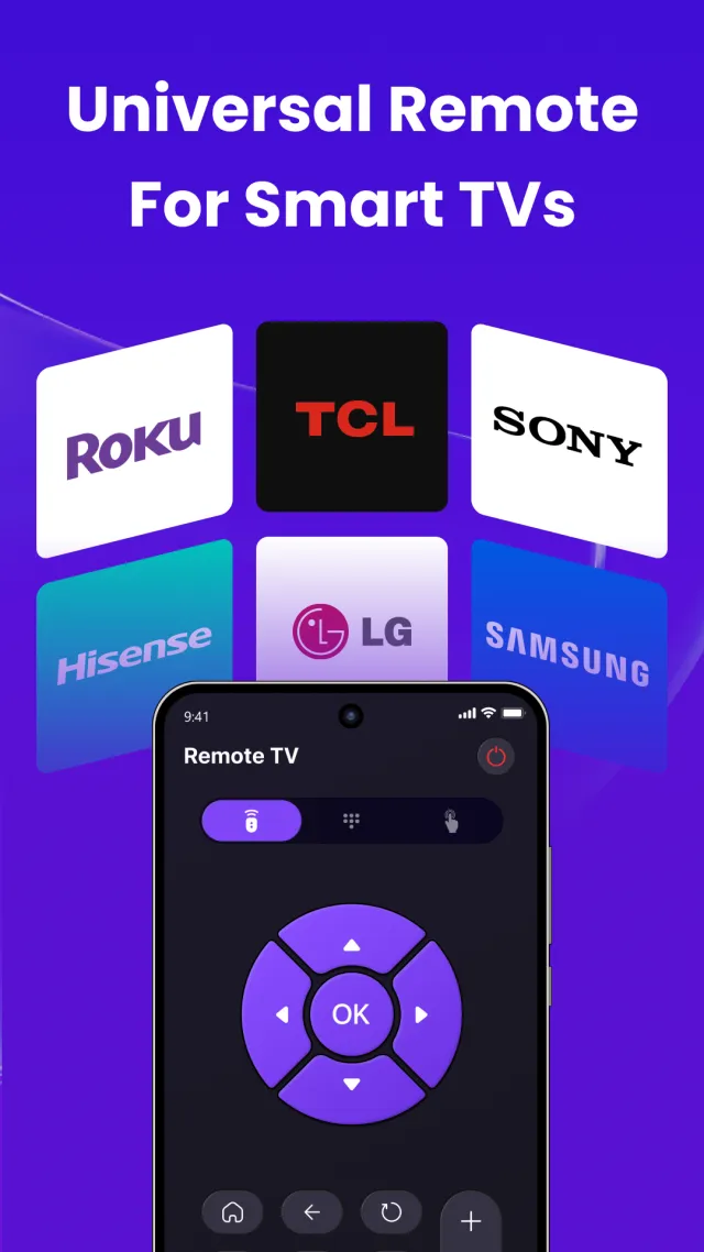 Smart TV Remote - Screen 1