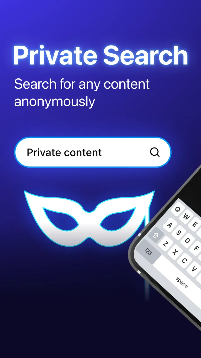 PrivaNet: Private Browser - Screen 1