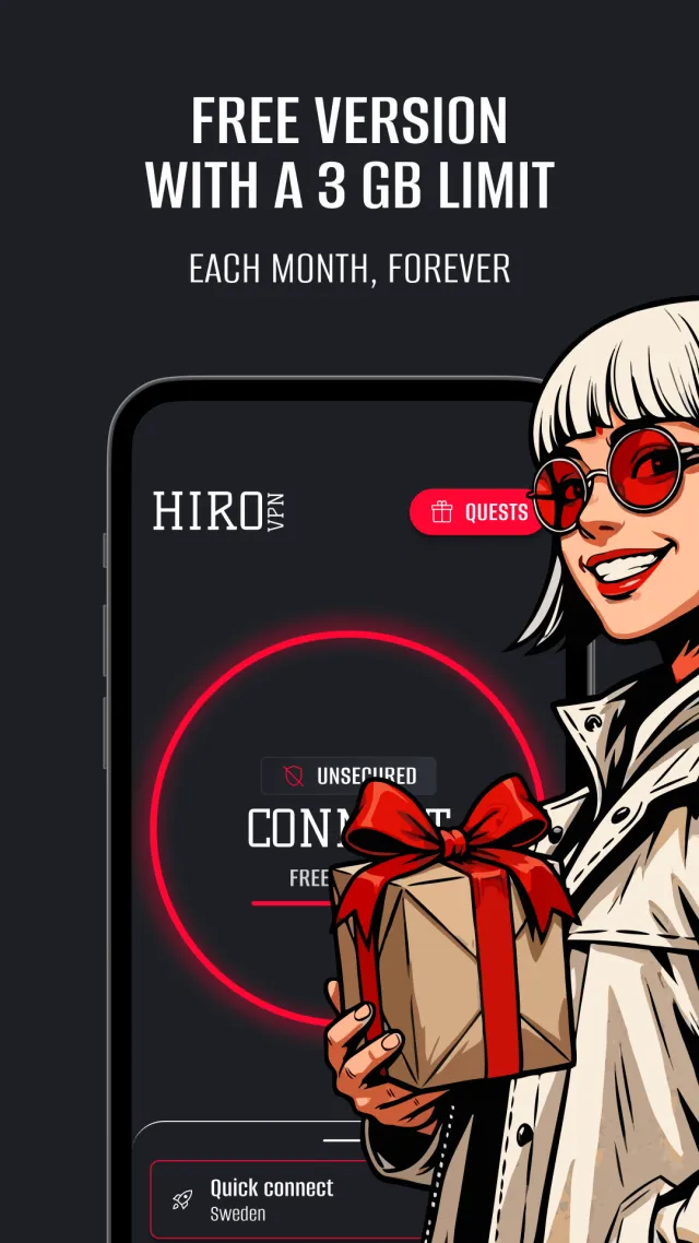 HiroVPN - Fast VPN Proxy - Screen 2