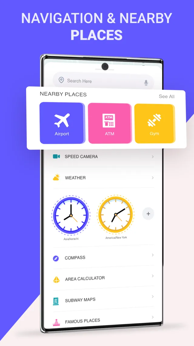 Voice GPS, Directions & Maps - Screen 1