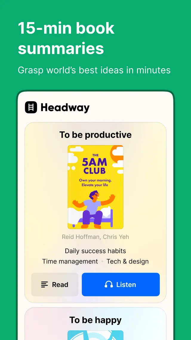 Headway - Daily Micro Learning - Screen 3