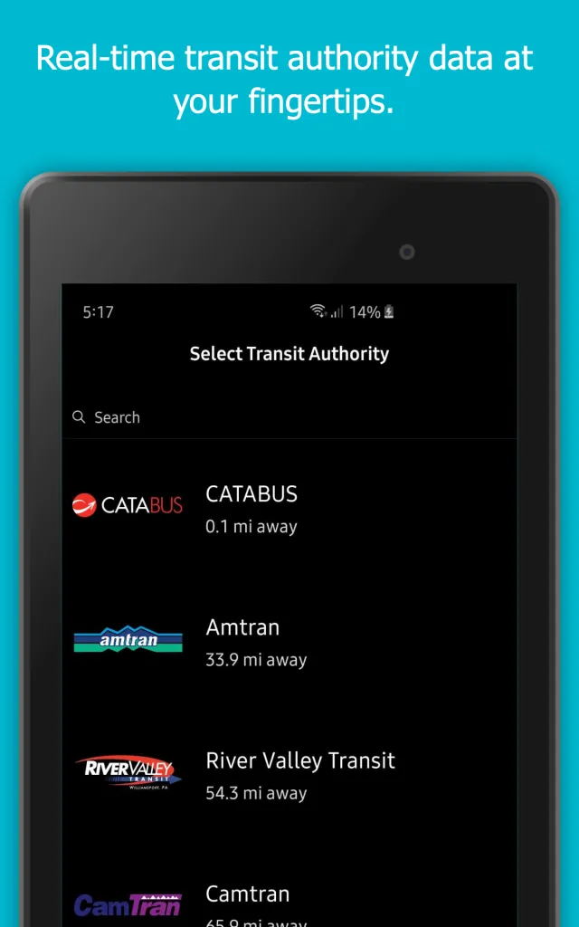myStop® Mobile - Screen 6