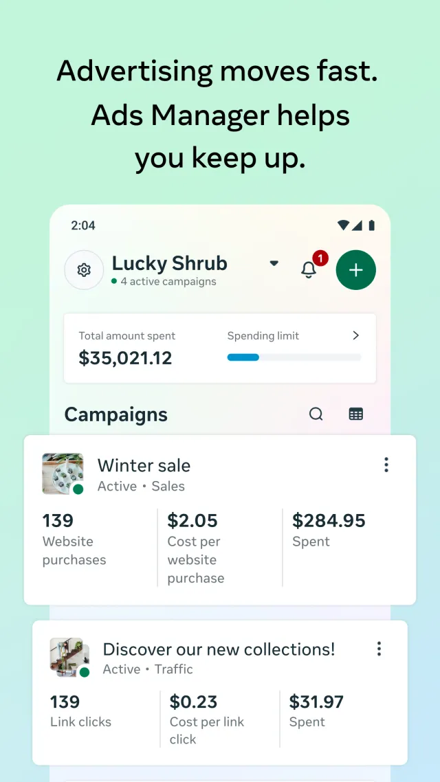 Meta Ads Manager - Screen 1