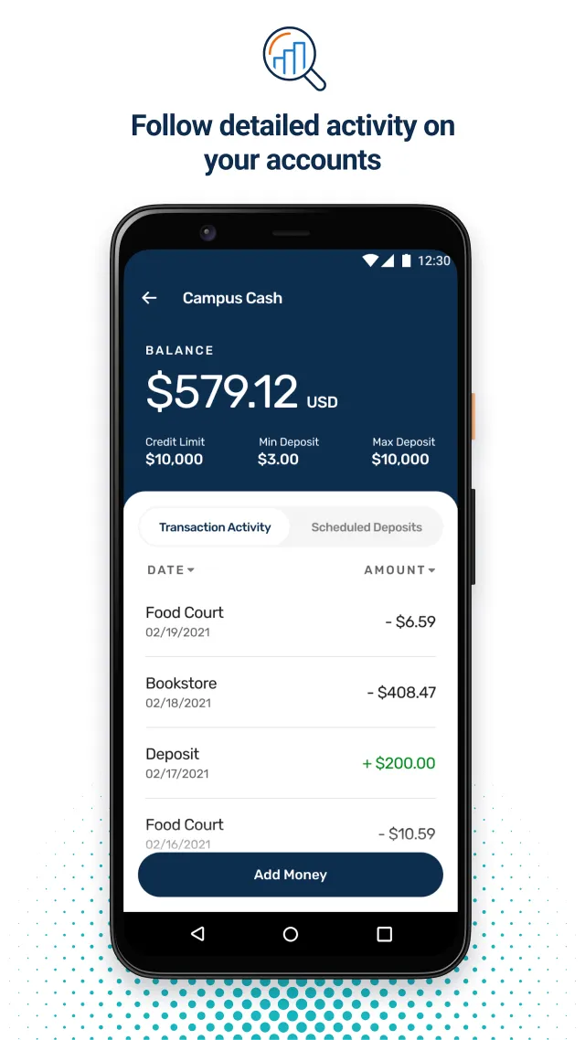 Transact eAccounts - Screen 3