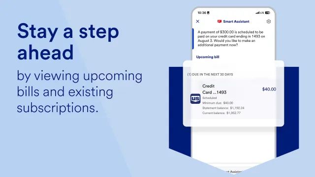 U.S. Bank Mobile Banking - Screen 3