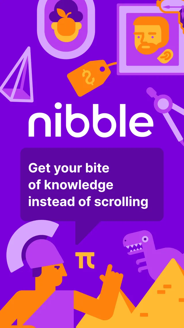 Nibble: Daily Learning & Quiz - Screen 1