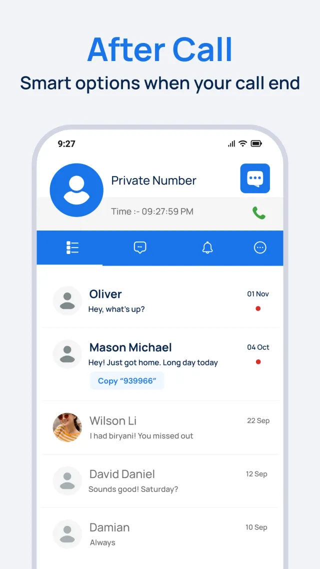 Messages - Screen 7