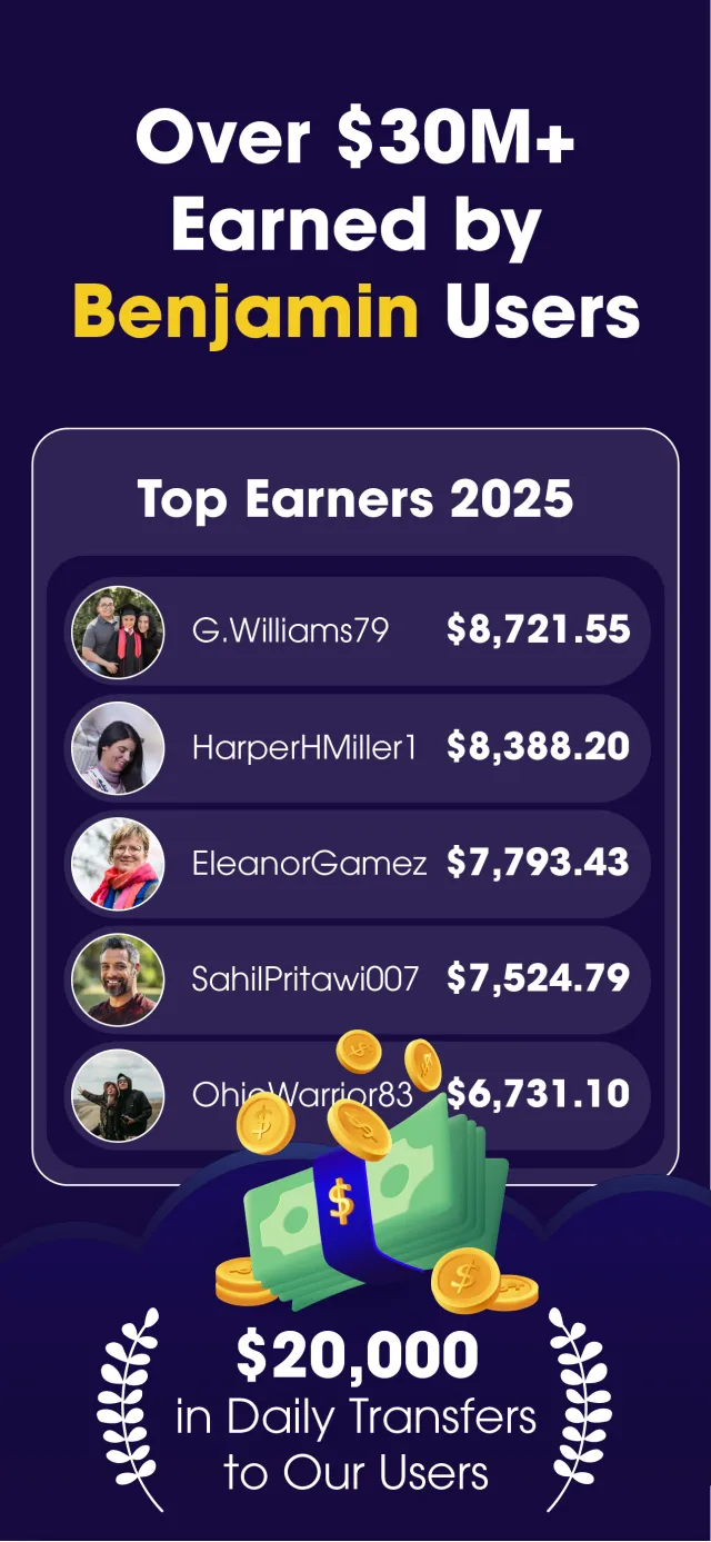 Benjamin - Earn Cash Rewards - Screen 4
