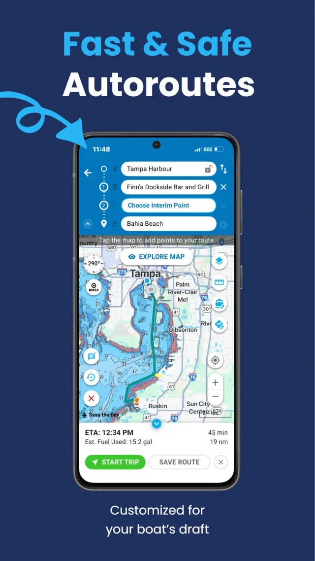 Argo - Boat Navigation App - Screen 3