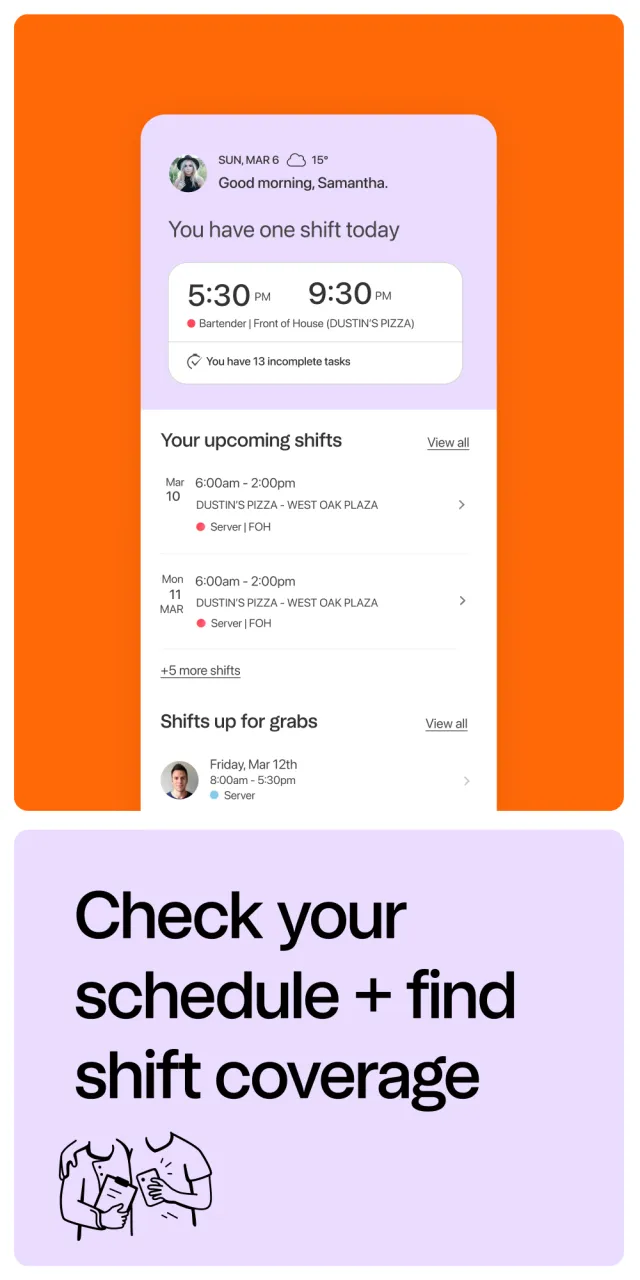 7shifts: Employee Scheduling - Screen 2