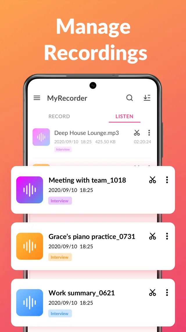 Voice Recorder & Voice Memos - Screen 4