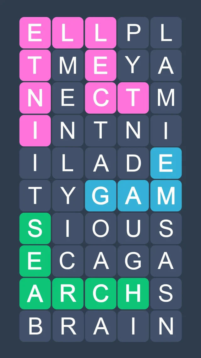 Fillwords: Word Search Puzzles - Screen 1