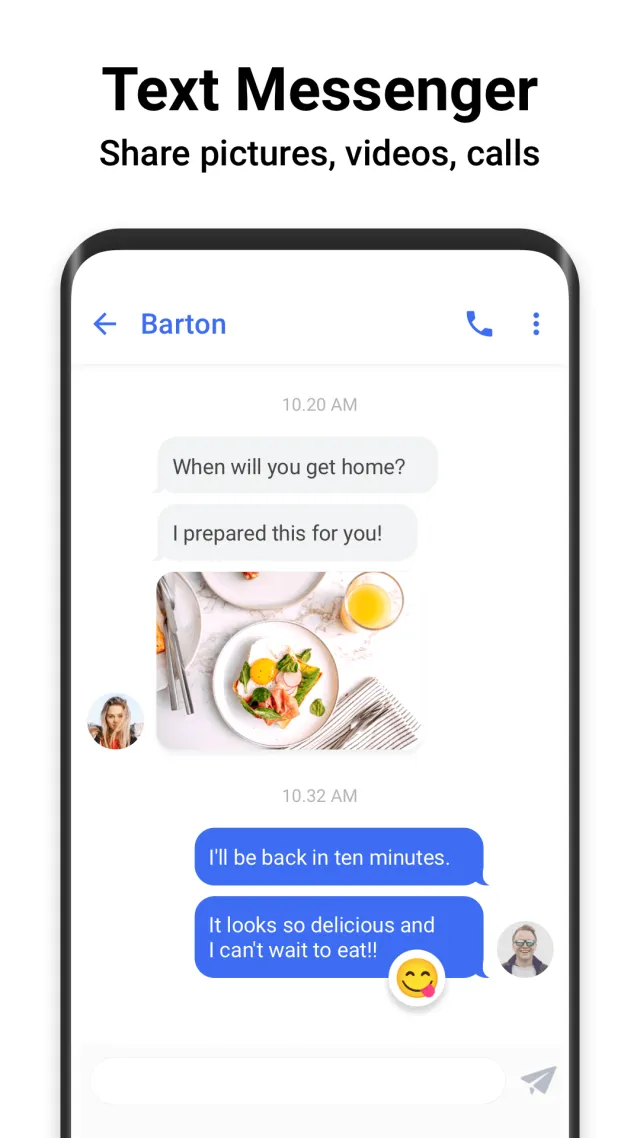 Messenger SMS - Text Messages - Screen 1