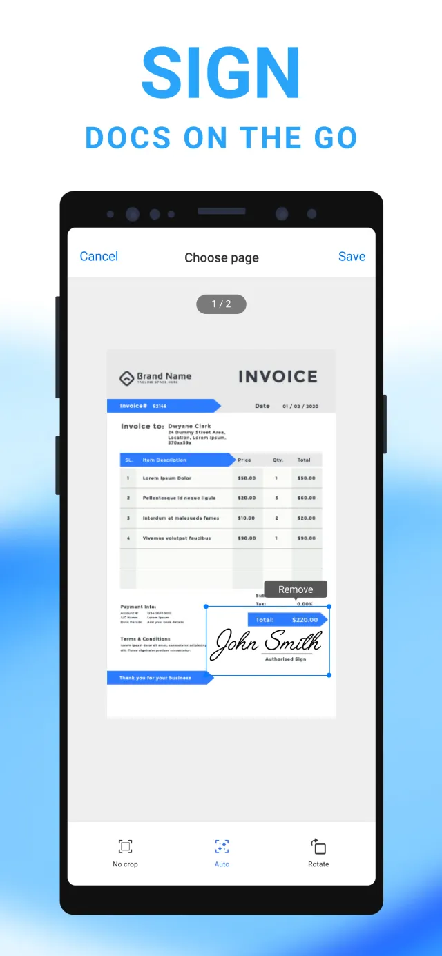 Mobile Scanner App - Scan PDF - Screen 5