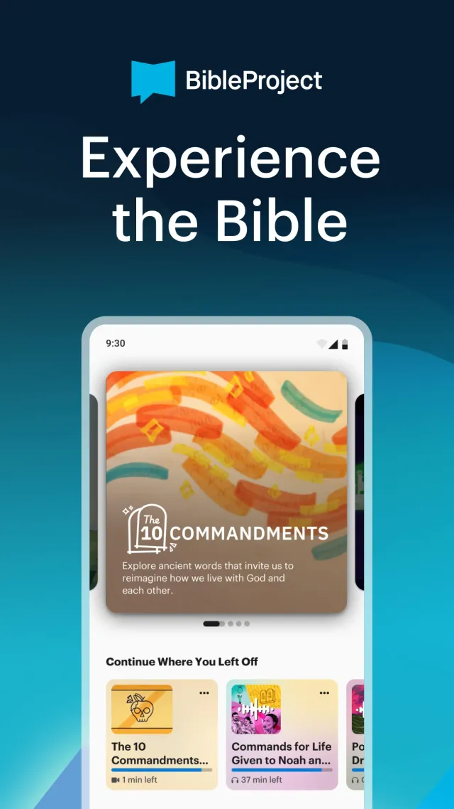 BibleProject - Screen 1