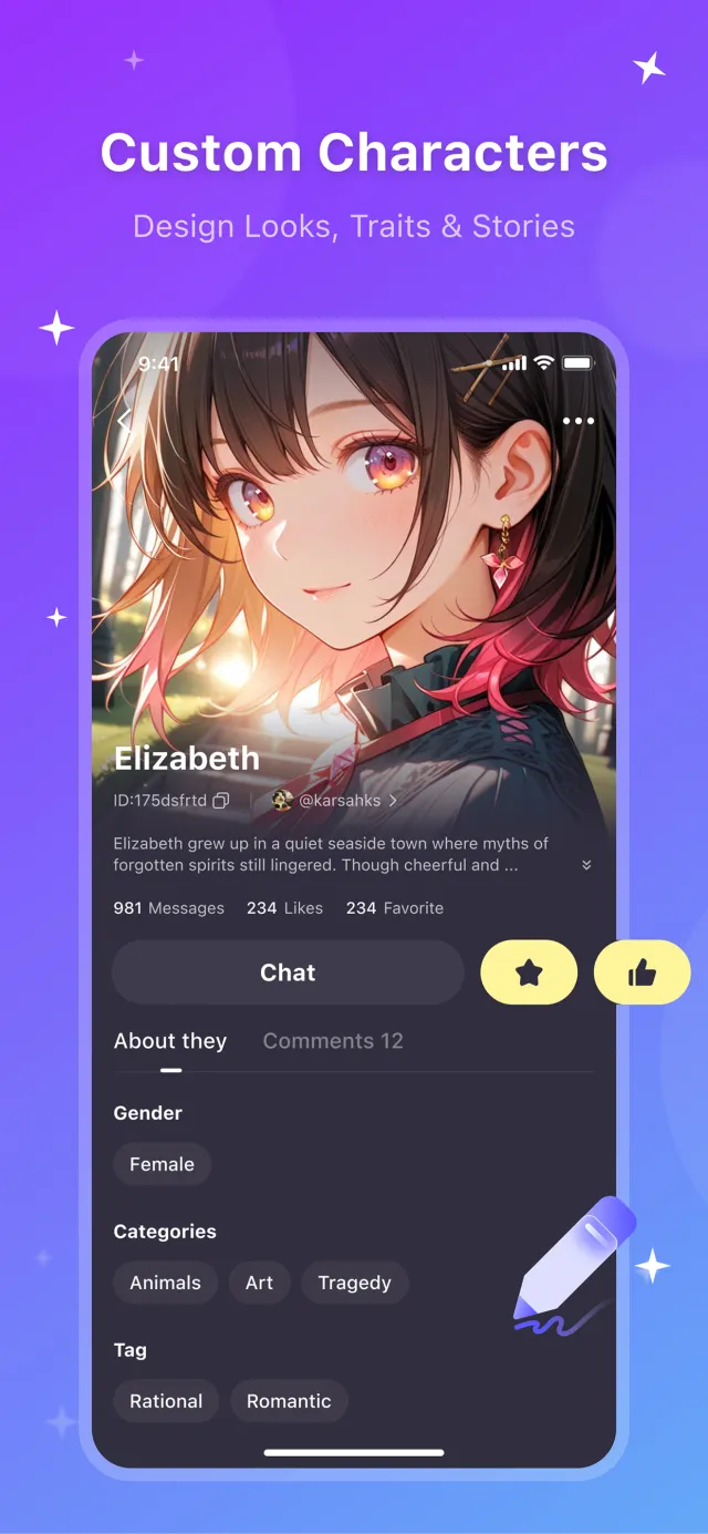 HiWaifu: AI Friend & Waifu Hub - Screen 6
