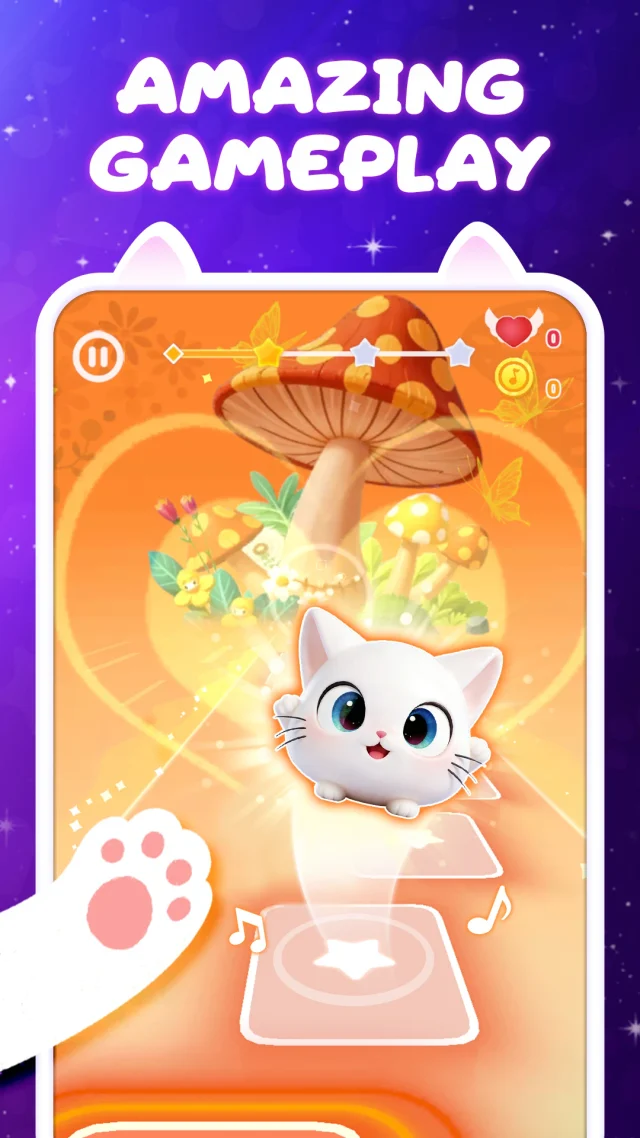 Cat Beats - Tiles Music Games - Screen 1