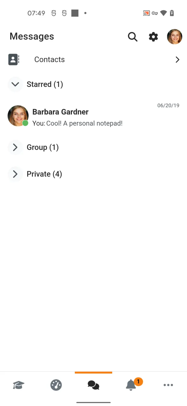 Moodle - Screen 4