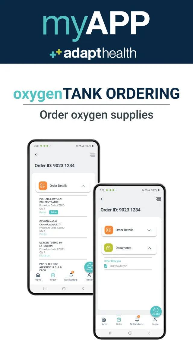 myAPP by AdaptHealth - Screen 5