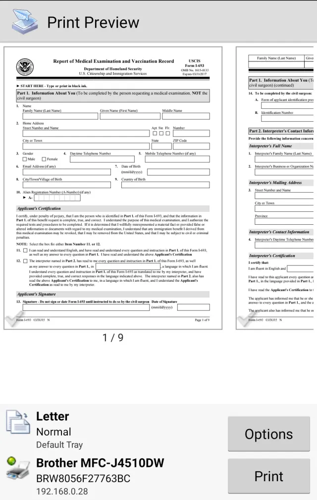 PrinterShare Mobile Print - Screen 3