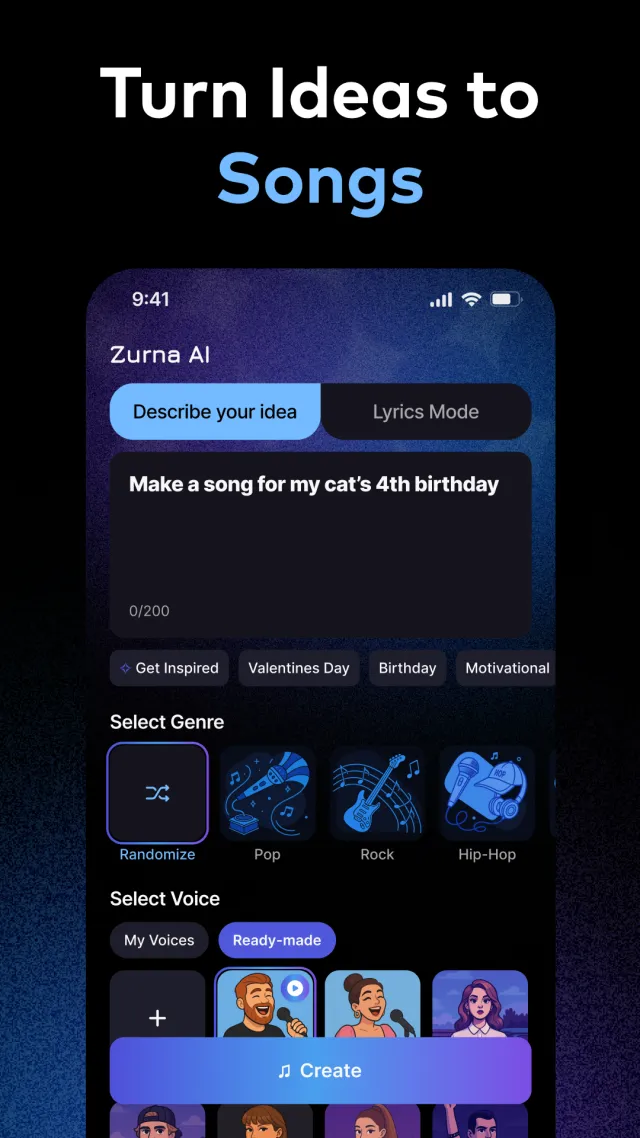 Zurna: AI Song & Music Maker - Screen 3