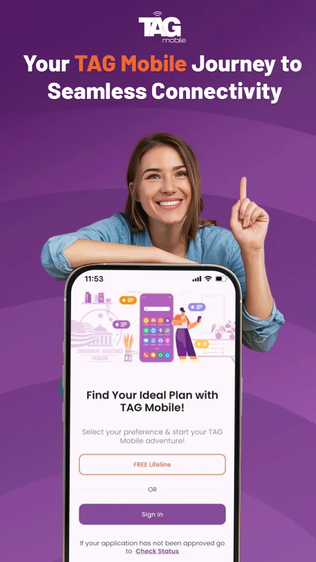 TAG Mobile - Screen 1