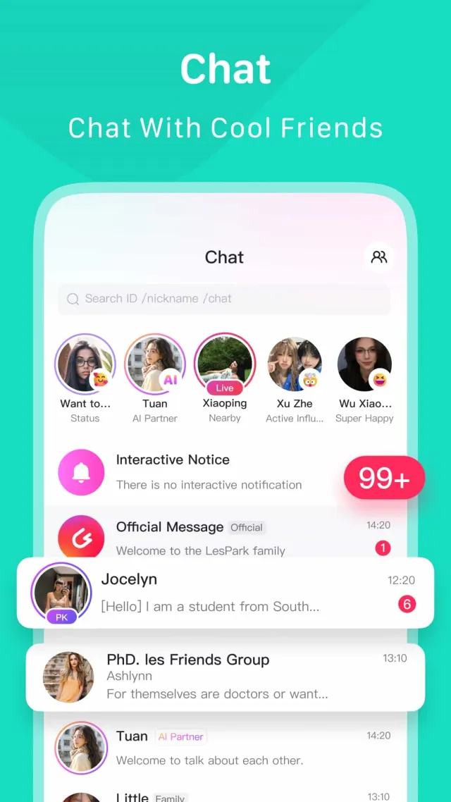 LesPark: Lesbian Dating & Chat - Screen 7