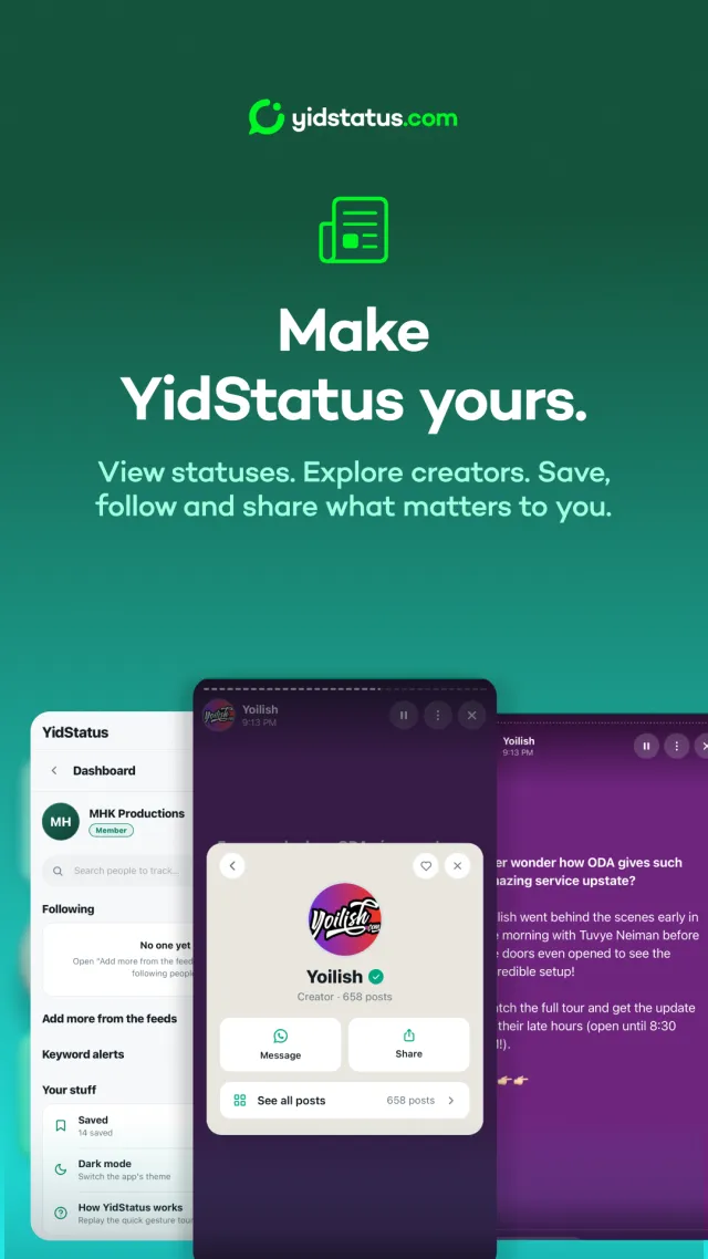 YidStatus - Screen 6