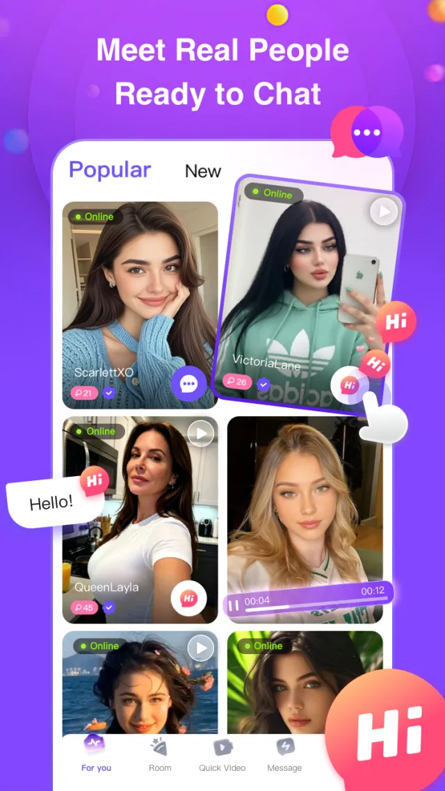 Chami - Chat & Video Call - Screen 1
