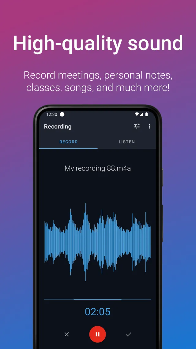 Easy Voice Recorder - Screen 2