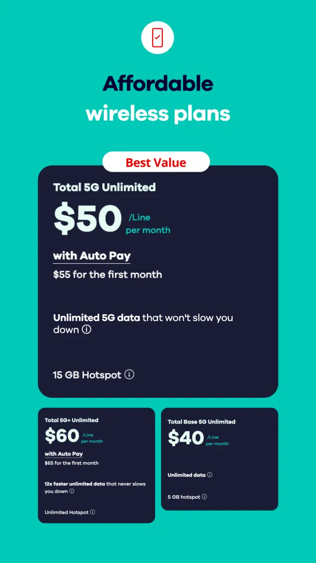 My Total Wireless: Account App - Screen 3