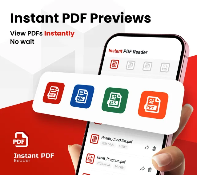 Instant PDF Reader - Screen 1