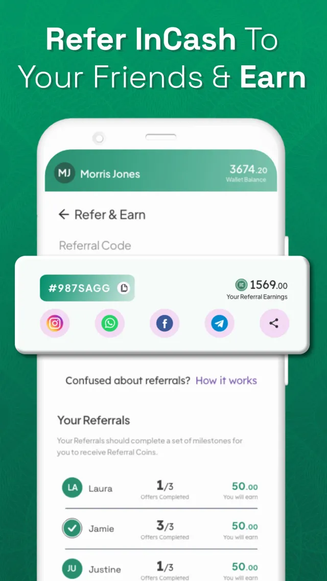 Make money online In Cash app - Screen 5