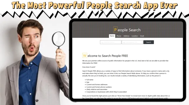 Super Search People Finder App - Screen 7