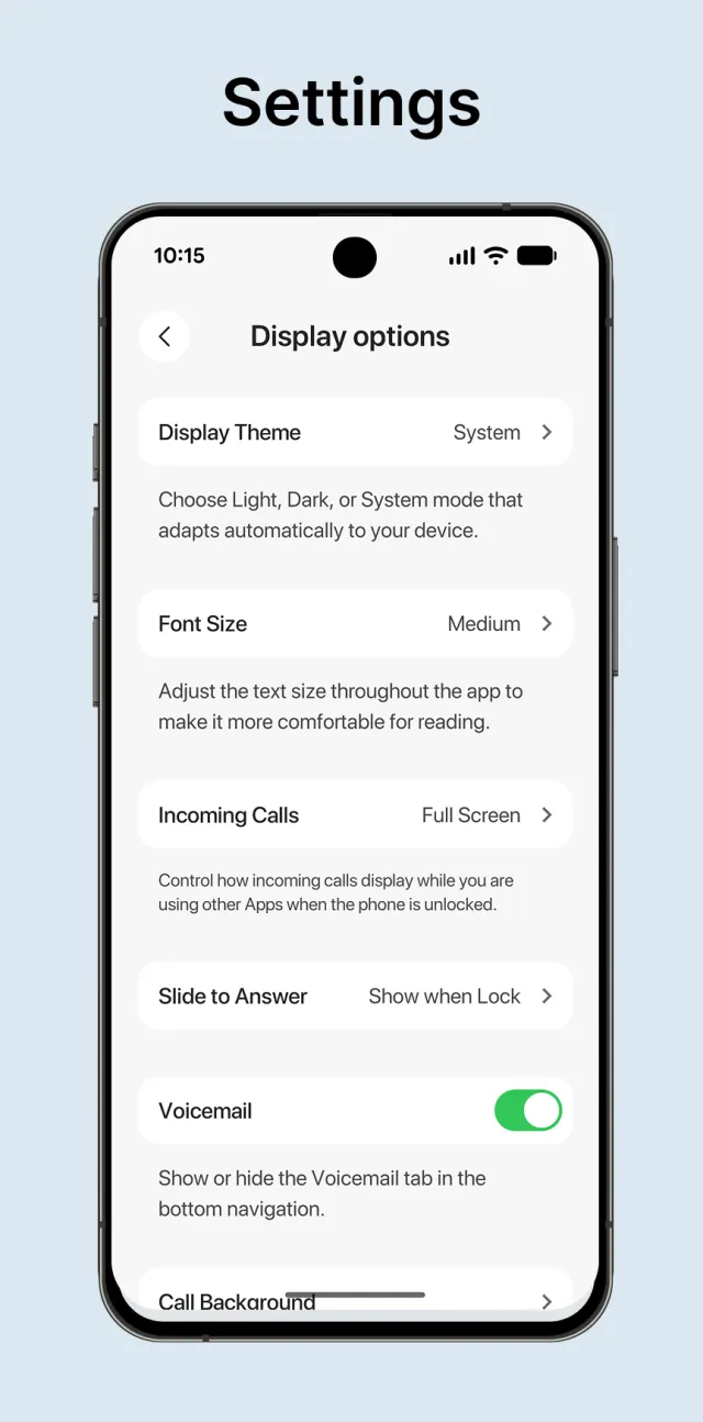 Liquid Phone - iCall Dialer - Screen 6