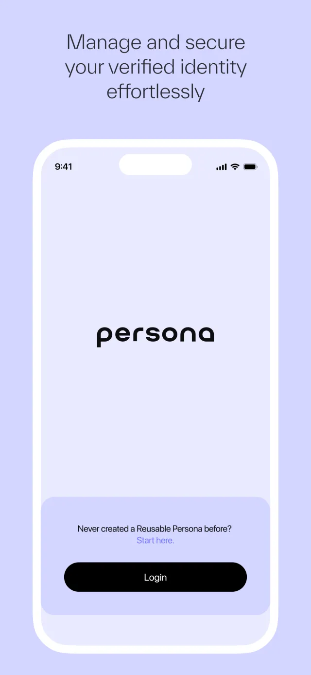 Persona Wallet - Screen 1