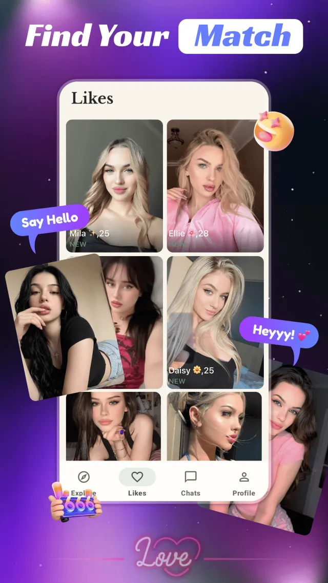 Chat & Meet Singles: Meetora - Screen 2
