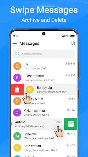 Messages: Text SMS - Screen 4