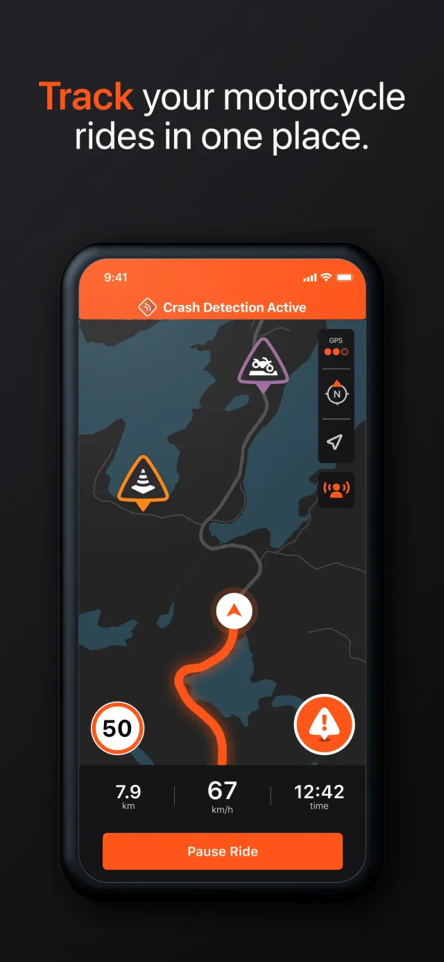 Detecht - Motorcycle App & GPS - Screen 7