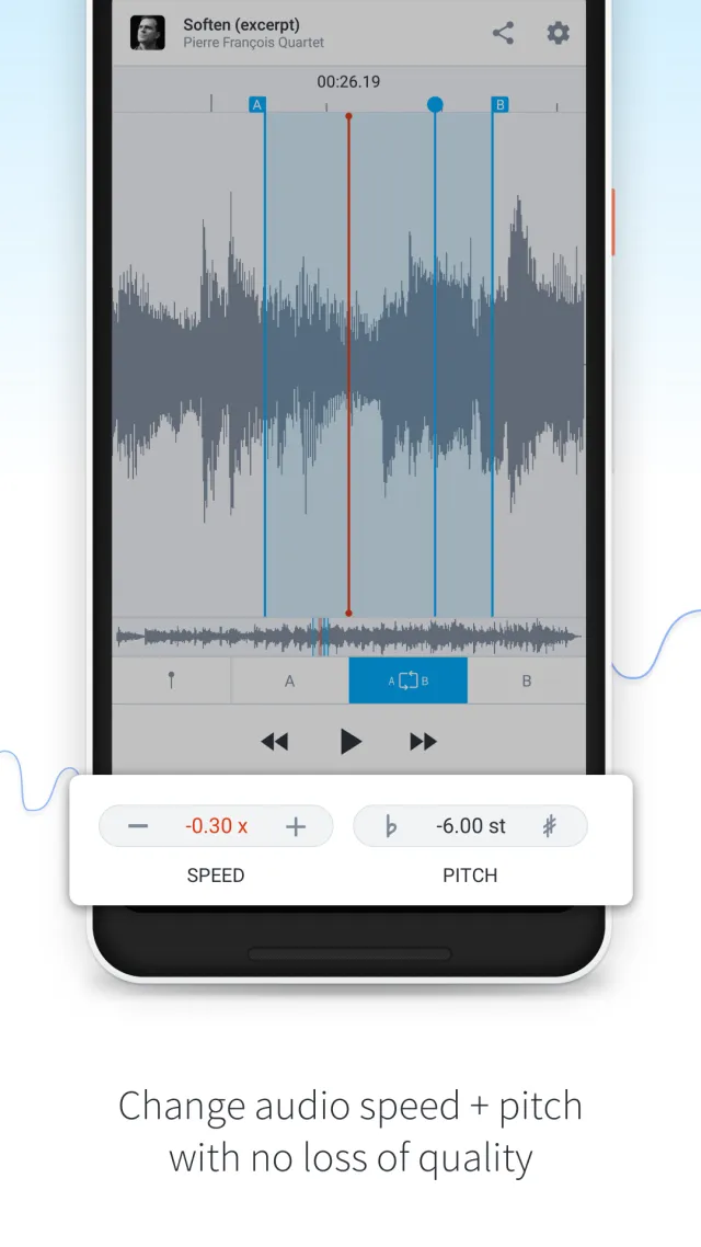 AudioStretch:Music Pitch Tool - Screen 4