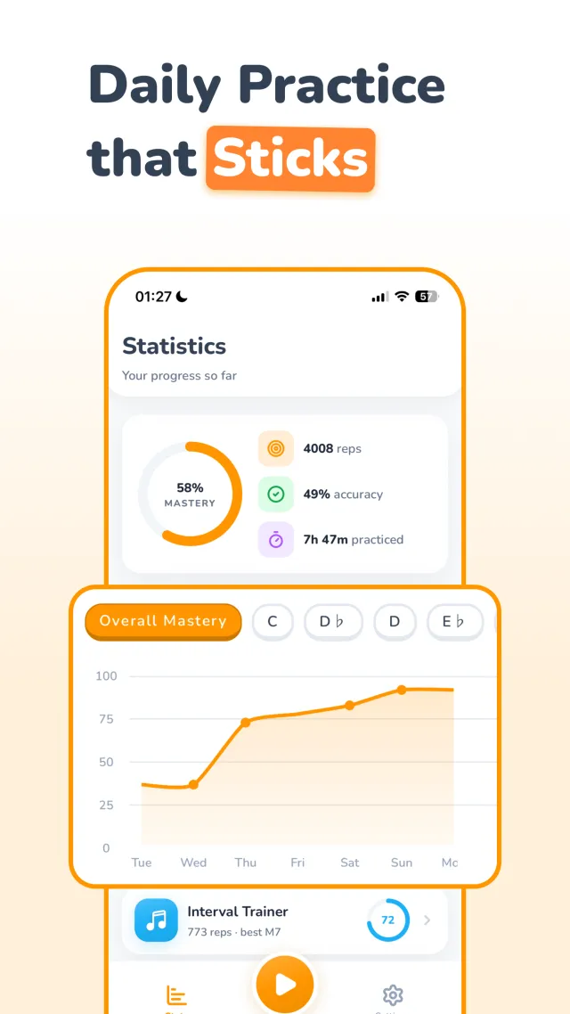Pitch Trainer - Ear Training - Screen 4