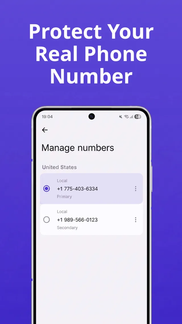 2nd Phone Number Calling, Text - Screen 6