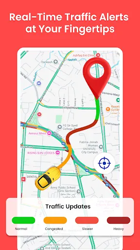 GPS Voice Map & Route Finder - Screen 2