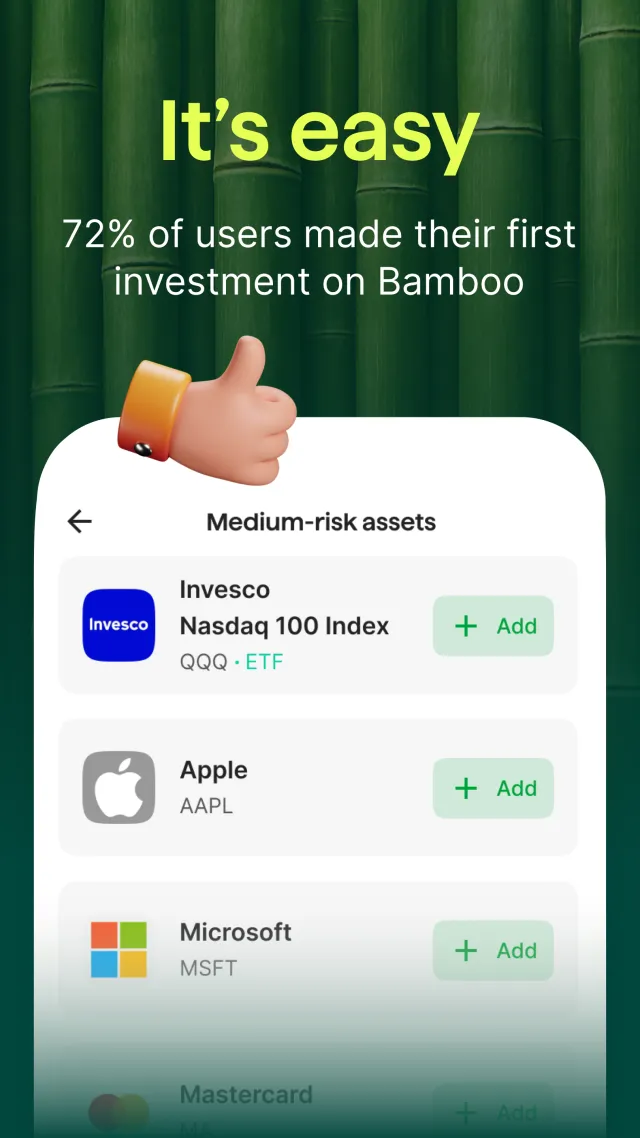 Bamboo: Invest. Trade. Earn. - Screen 5