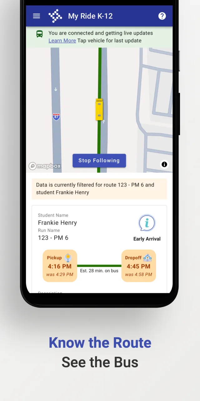 My Ride K-12 - Screen 4