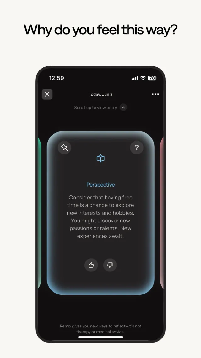 Mirror: Mental Health Journal - Screen 3