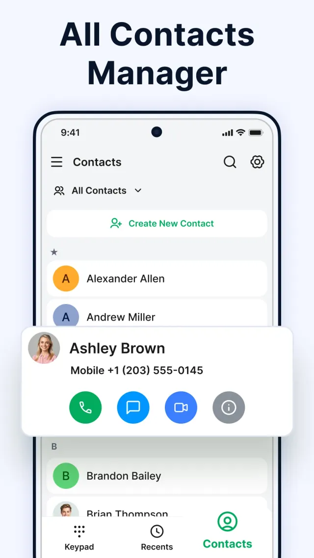 Contacts - Calls, Phone Dialer - Screen 3