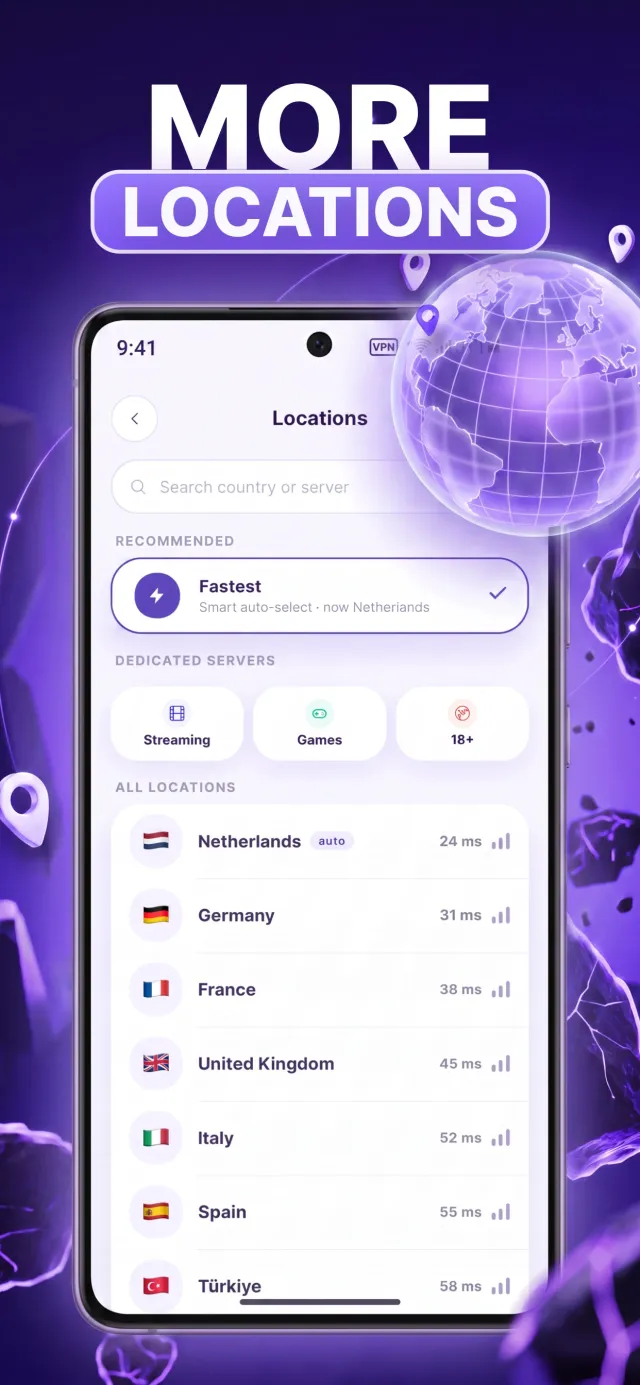 Rock VPN - Screen 2